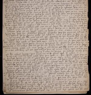 a page of handwritten text
