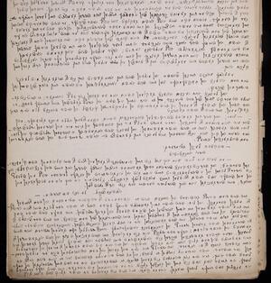 a page of handwritten text