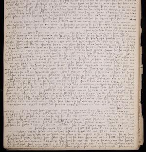 a page of handwritten text