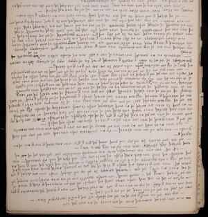 a page of handwritten text