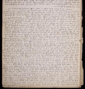 a page of handwritten text