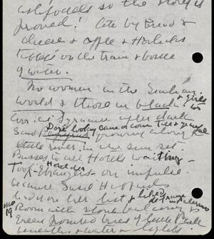 a page of handwritten text