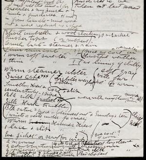 a page of handwritten text