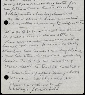 a page of handwritten text