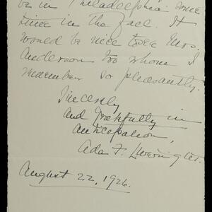 a page of handwritten text