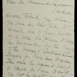 a page of handwritten text