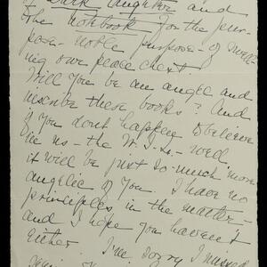 a page of handwritten text