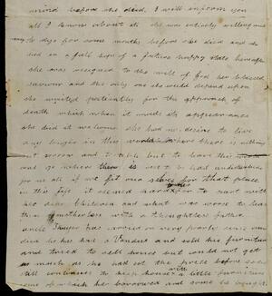 a page of handwritten text