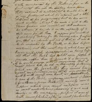 a page of handwritten text