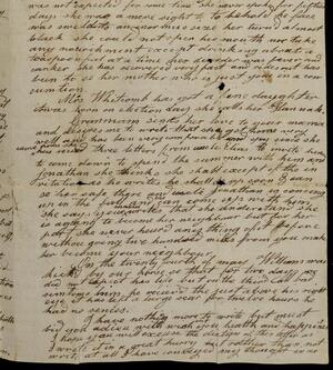 a page of handwritten text