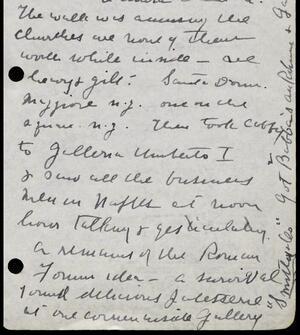 a page of handwritten text