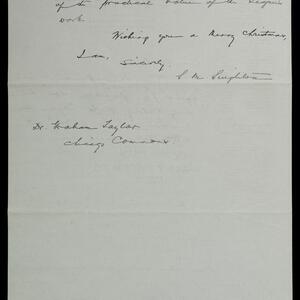 a page of handwritten text