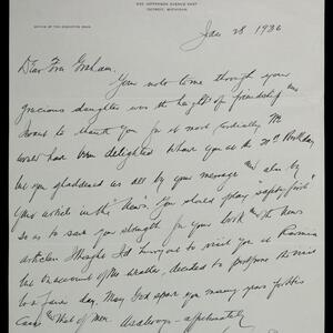 a page of handwritten text