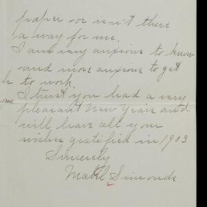 a page of handwritten text