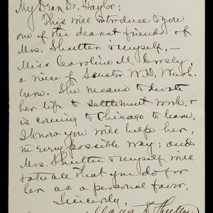 a page of handwritten text