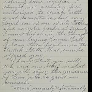 a page of handwritten text