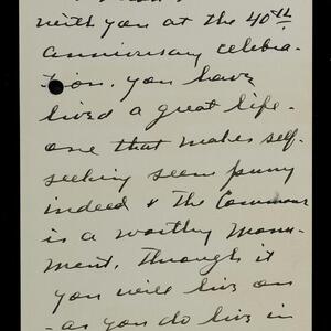 a page of handwritten text