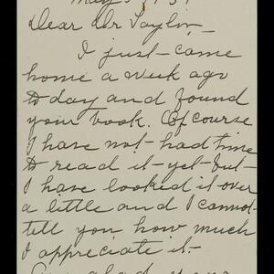 a page of handwritten text