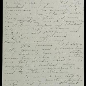 a page of handwritten text