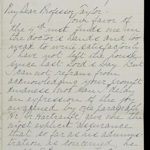 a page of handwritten text