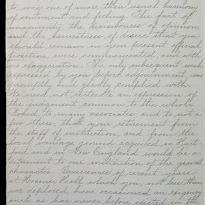 a page of handwritten text