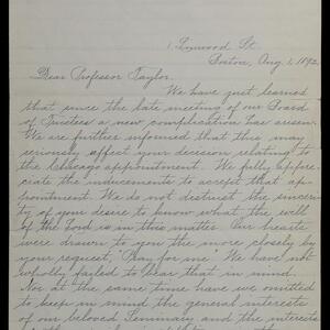 a page of handwritten text
