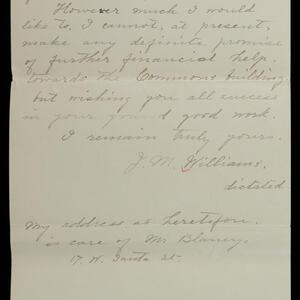 a page of handwritten text