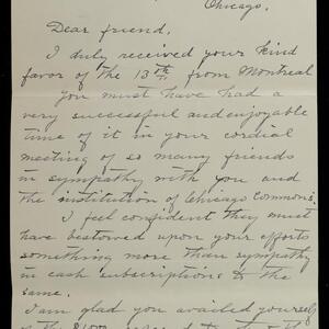 a page of handwritten text