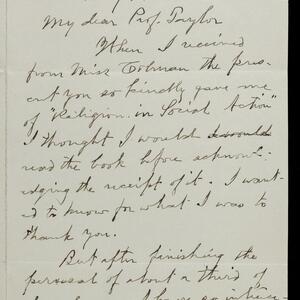 a page of handwritten text