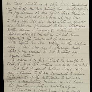 a page of handwritten text