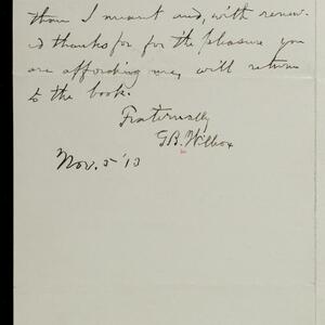 a page of handwritten text