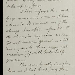a page of handwritten text