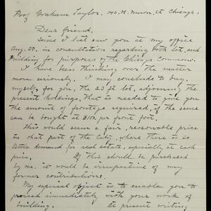 a page of handwritten text