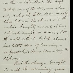 a page of handwritten text