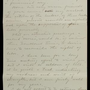 a page of handwritten text