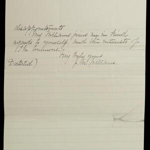 a page of handwritten text