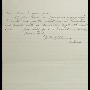 a page of handwritten text