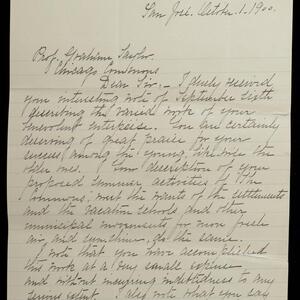a page of handwritten text