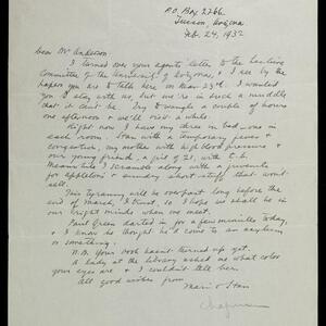 a page of handwritten text