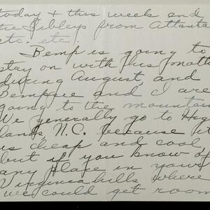 a page of handwritten text