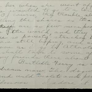 a page of handwritten text