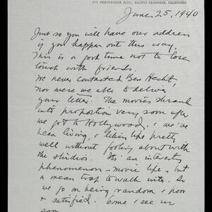 a page of handwritten text