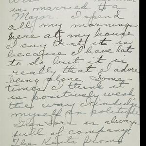 a page of handwritten text