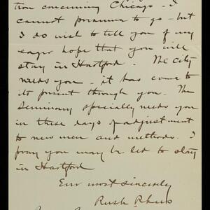 a page of handwritten text