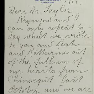 a page of handwritten text