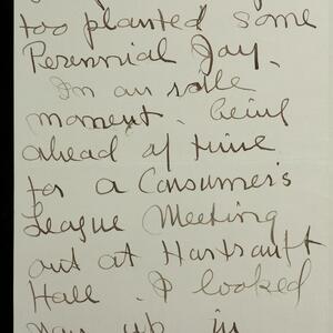 a page of handwritten text