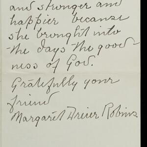 a page of handwritten text