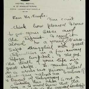 a page of handwritten text