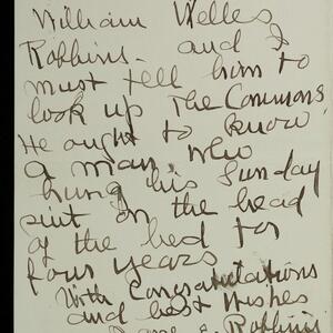 a page of handwritten text