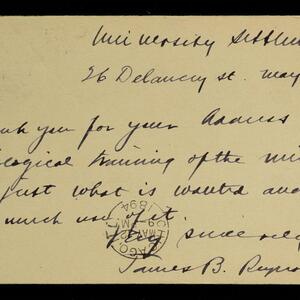 a page of handwritten text